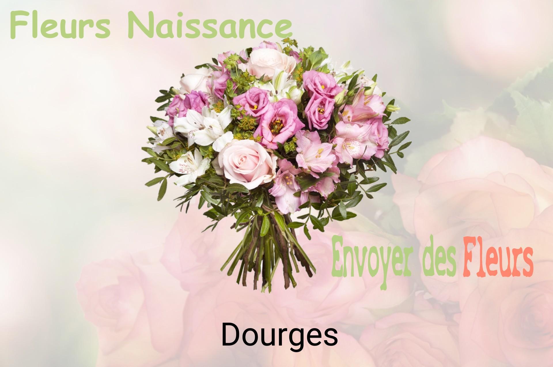 Bouquet de fleurs de naissance livré à Dourges